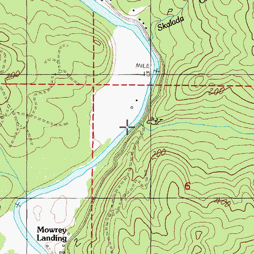 Topographic Map of Roots Creek, OR