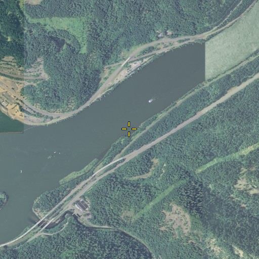 Aerial/Satellite Image of Ruckel Creek, OR