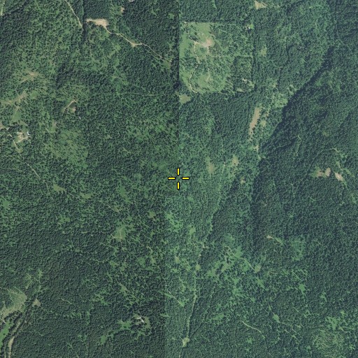 Aerial/Satellite Image of Russell Spring, OR
