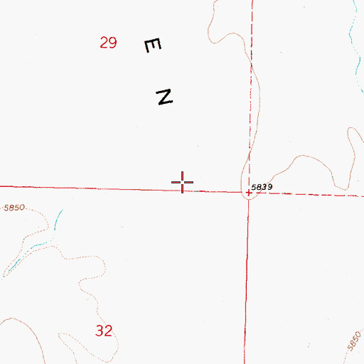 Topographic Map of Sage Hen Flats, OR