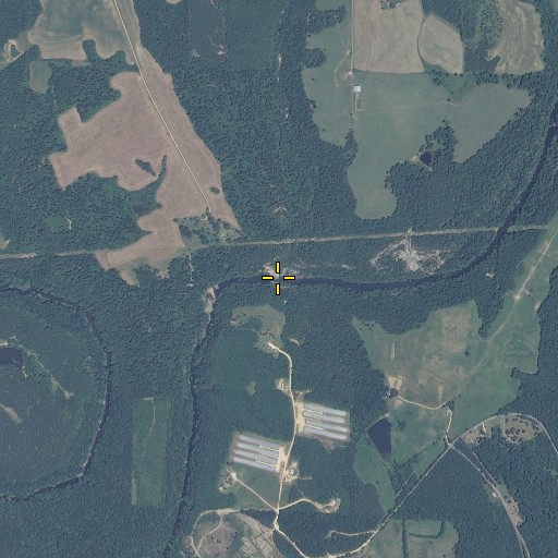 Aerial/Satellite Image of Bridge Branch, AL