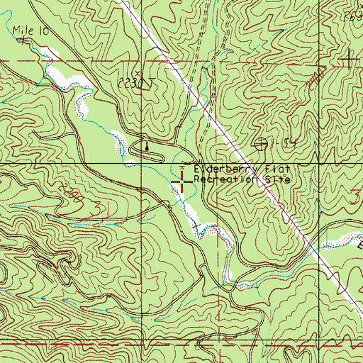 Topographic Map of Sand Creek, OR