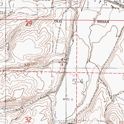 Topographic Map of Sand Gulch, OR