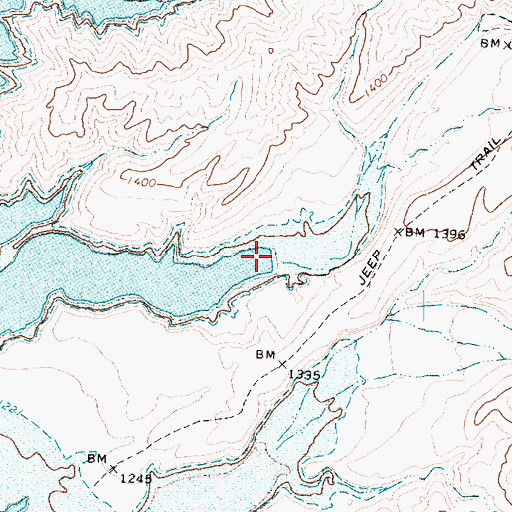 Topographic Map of Snap Canyon, AZ