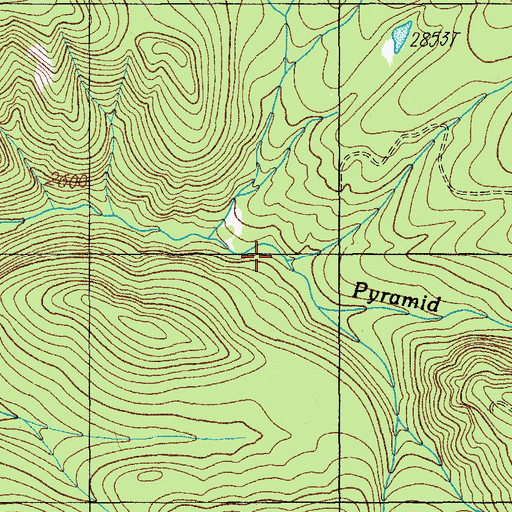 Topographic Map of Scar Creek, OR