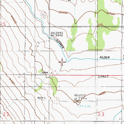Topographic Map of Scotch Creek, OR