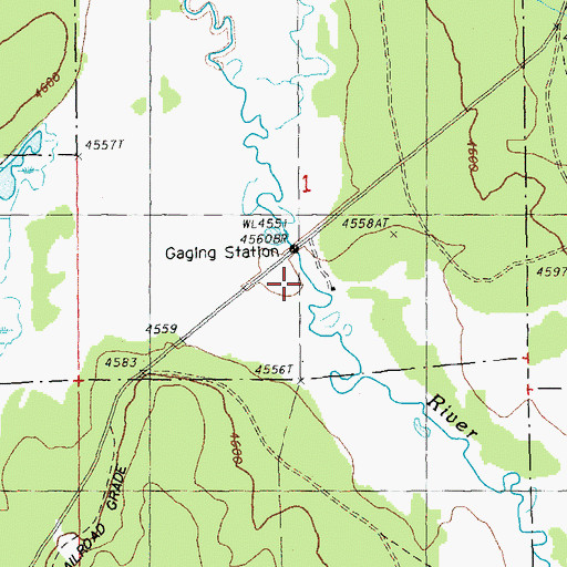 Topographic Map of Sheep Creek, OR