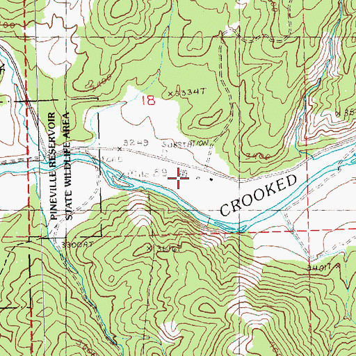 Topographic Map of Shorty Davis Ranch, OR
