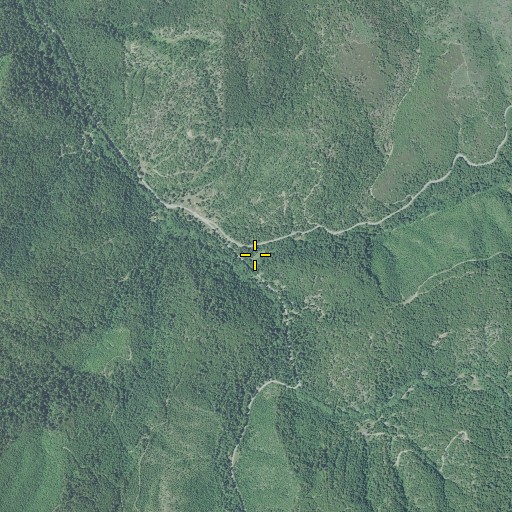 Aerial/Satellite Image of Shump Gulch, OR