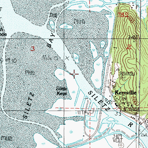 Topographic Map of Siletz River, OR