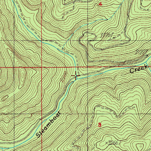 Topographic Map of Skeeter Camp, OR