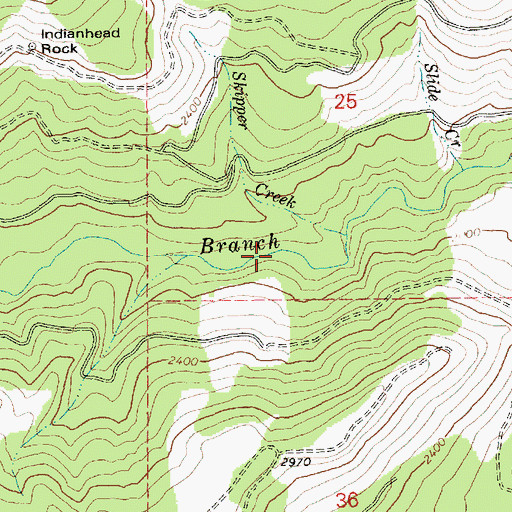 Topographic Map of Skipper Creek, OR