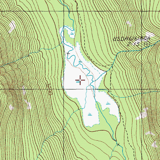 Topographic Map of Skookum Creek, OR