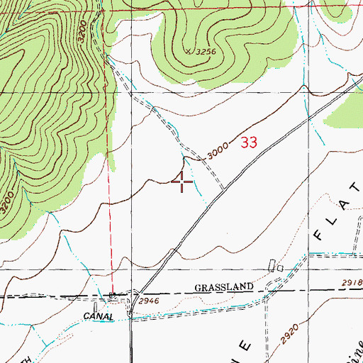 Topographic Map of Skull Hollow, OR