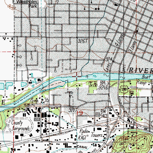 Topographic Map of Gilbert Creek, OR