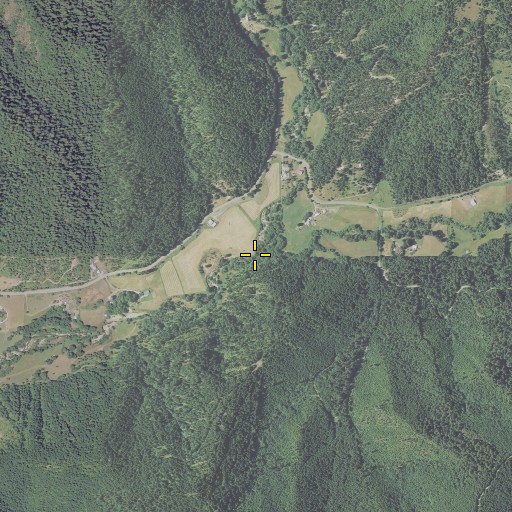Aerial/Satellite Image of Slide Creek, OR