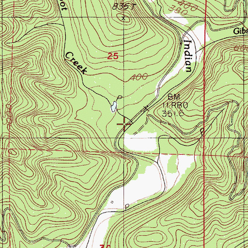 Topographic Map of Snoot Creek, OR