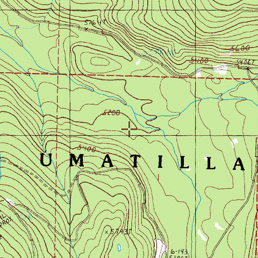 Topographic Map of South Fork Desolation Creek, OR