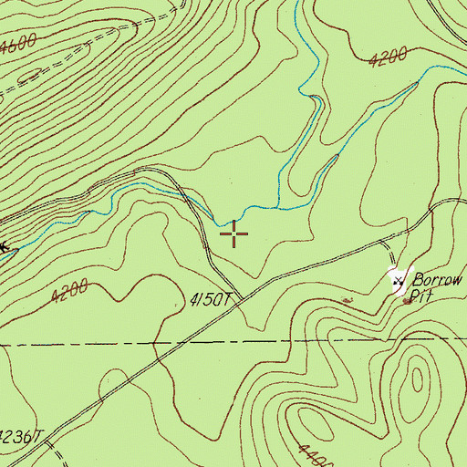 Topographic Map of South Fork Lemiti Creek, OR