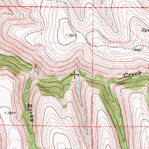Topographic Map of Sperry Creek, OR