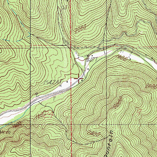 Topographic Map of Spignet Creek, OR