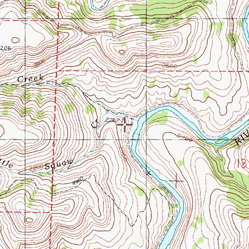 Topographic Map of kypiya Creek, OR