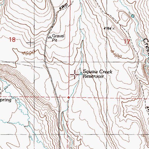 Topographic Map of Se-ng abi Huudi Reservoir, OR