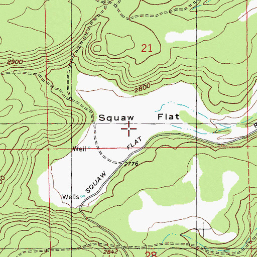 Topographic Map of Tai Flat, OR