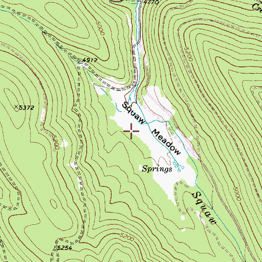 Topographic Map of Wwaanaytt Meadow, OR