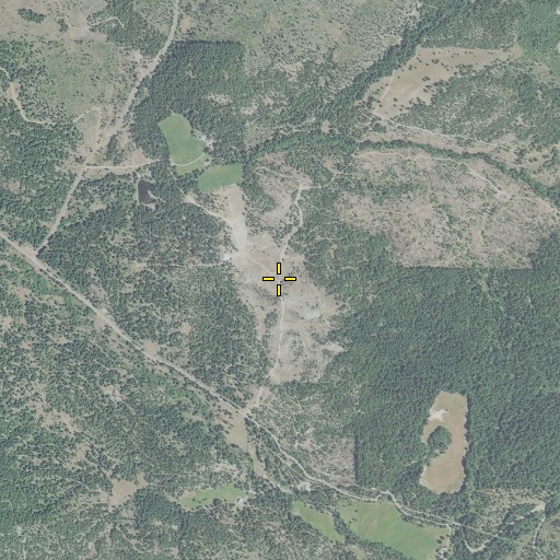 Aerial/Satellite Image of Squaw Prairie, OR