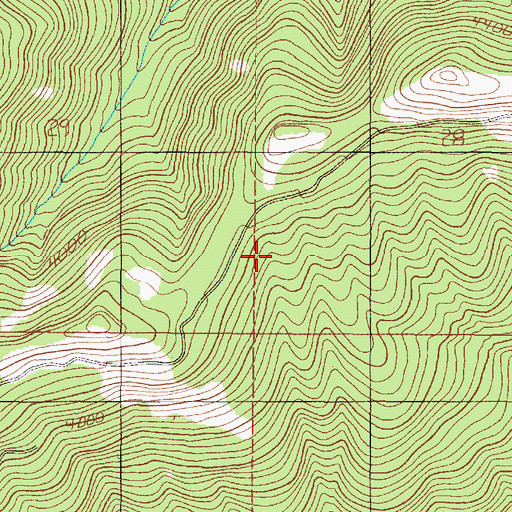 Topographic Map of Squirrel Camp (historical), OR
