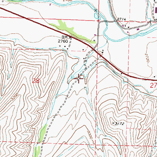 Topographic Map of Star Gulch, OR