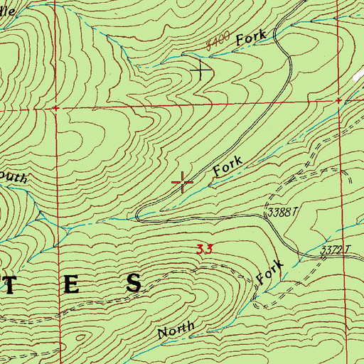 Topographic Map of Sugar Pine Camp, OR