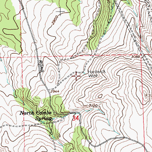 Topographic Map of Suicide Well, OR