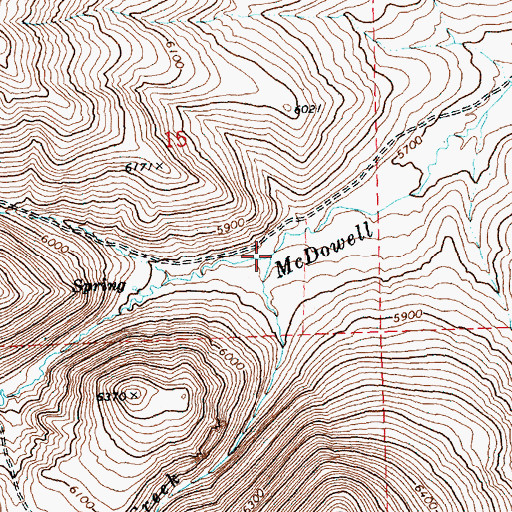 Topographic Map of Snipe Creek, OR