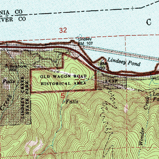Topographic Map of Summit Creek, OR