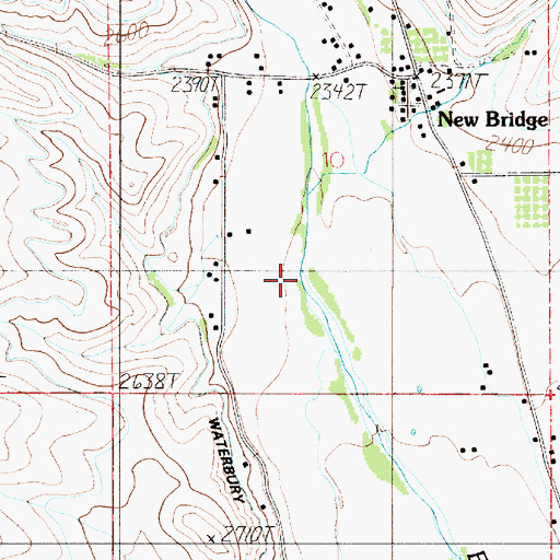 Topographic Map of Summit Creek, OR