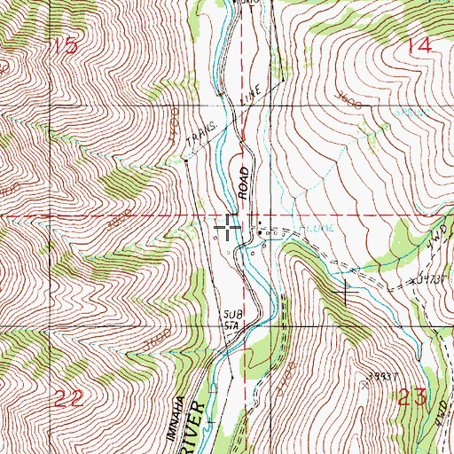 Topographic Map of Summit Creek, OR