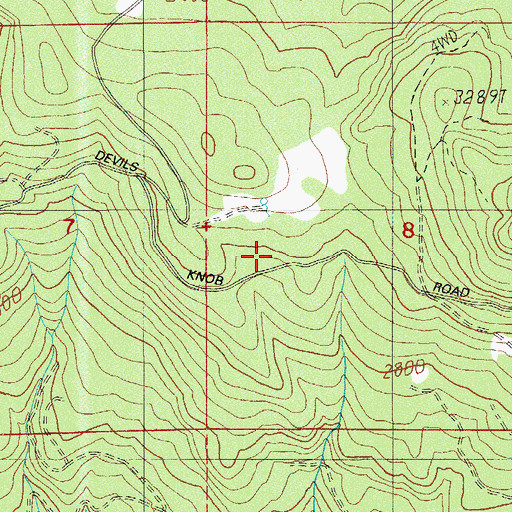Topographic Map of Summit Guard Station, OR