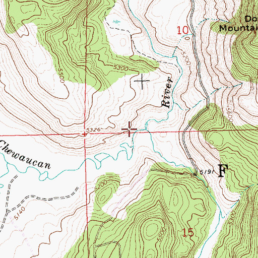 Topographic Map of Swamp Creek, OR