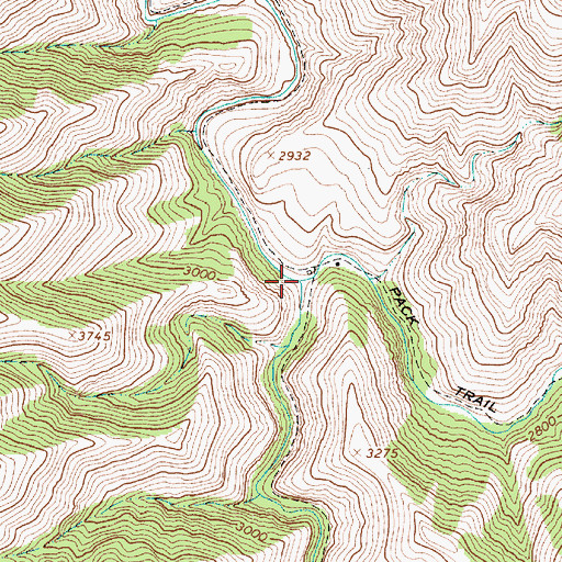 Topographic Map of Swamp Creek, OR