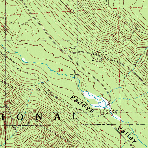 Topographic Map of Swamp Way, OR