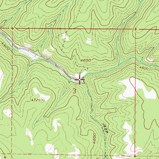 Topographic Map of TNT Gulch, OR