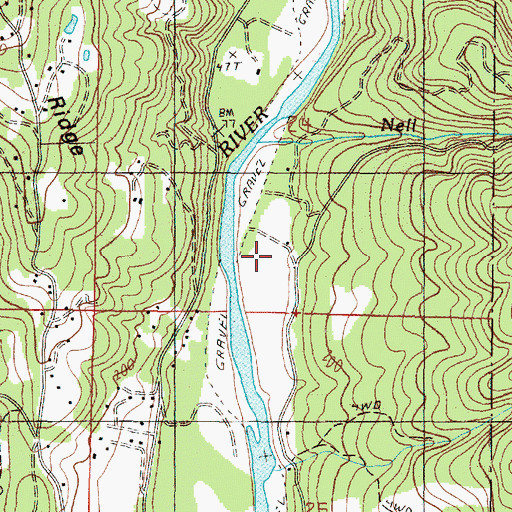 Topographic Map of Tamba Ranch, OR
