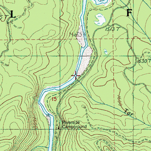 Topographic Map of Tar Creek, OR