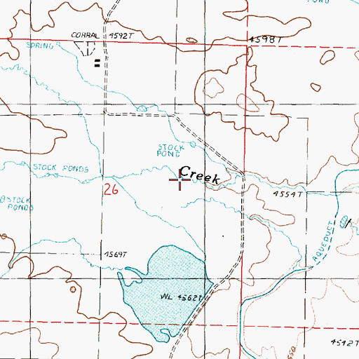 Topographic Map of Thorn Creek, OR
