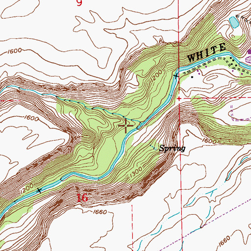 Topographic Map of Threemile Creek, OR