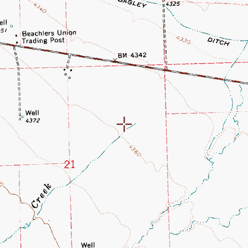 Topographic Map of Tim Long Creek, OR
