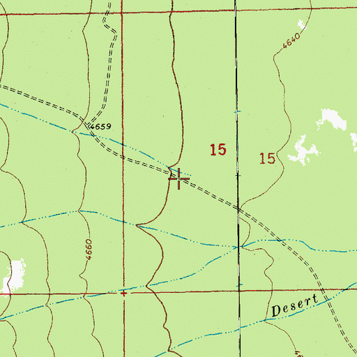 Topographic Map of Tiny Creek, OR