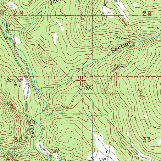 Topographic Map of Tison School (historical), OR